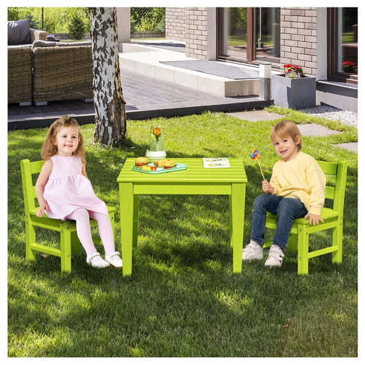3-Piece Kids Activity Table & Chairs Set