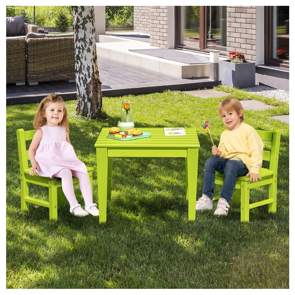 3-Piece Kids Activity Table & Chairs Set