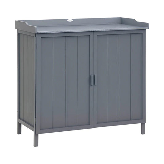 Garden Potting Bench with Storage