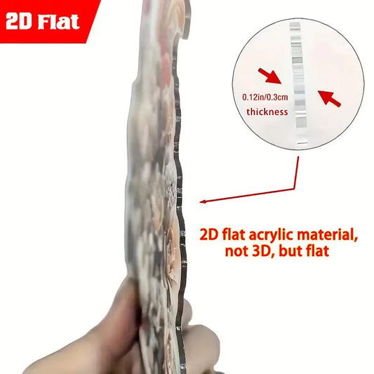 Starry Sky Blue Tree Acrylic Home Decor