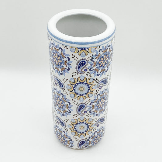 Classic Ceramic Multicolour Umbrella round Stand Perfect for Office, Home Decor