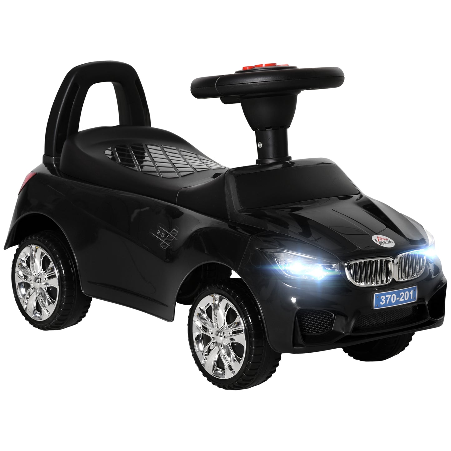 Ride on Sliding Car Baby Toddler Horn Music Working Lights Storage No Power