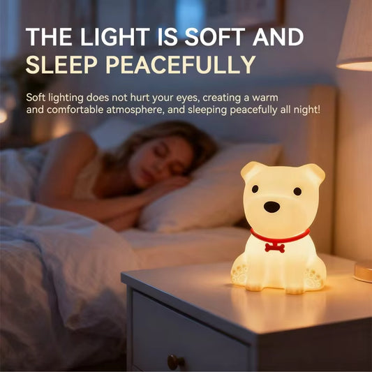Puppy Touch-Control Rechargeable Night Light