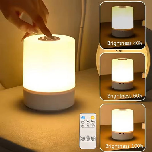Dimmable LED Bedside Touch Night Lamp