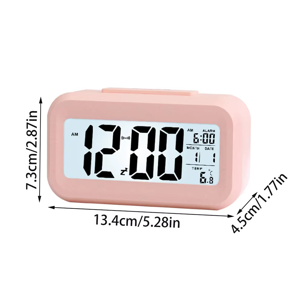 Digital Alarm Clock with Temperature Display