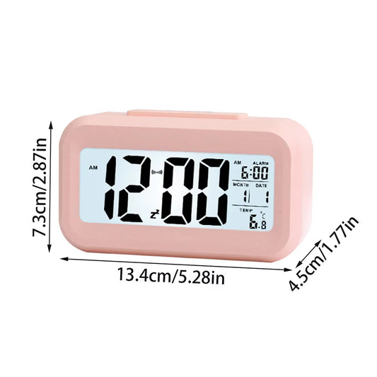Digital Alarm Clock with Temperature Display