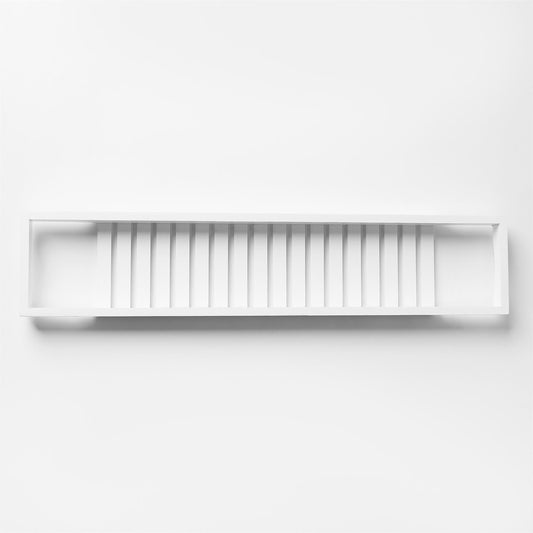 OHS Wooden Bath Tub Rack Storage Bathroom Caddy Shelf Tray Soap Holder Tidy Unit