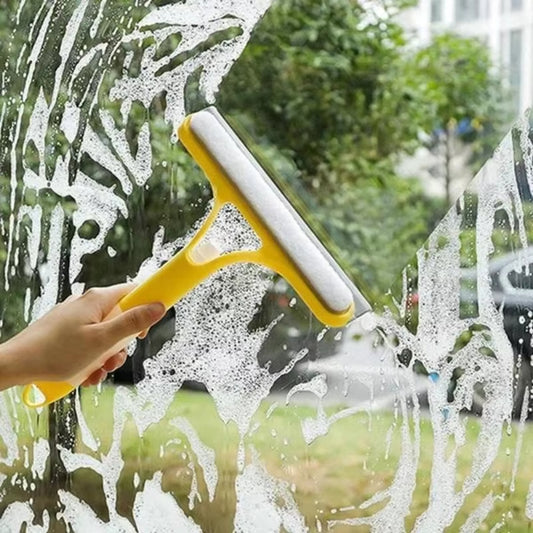 Multi-Function Glass Wiper with Spray Bottle