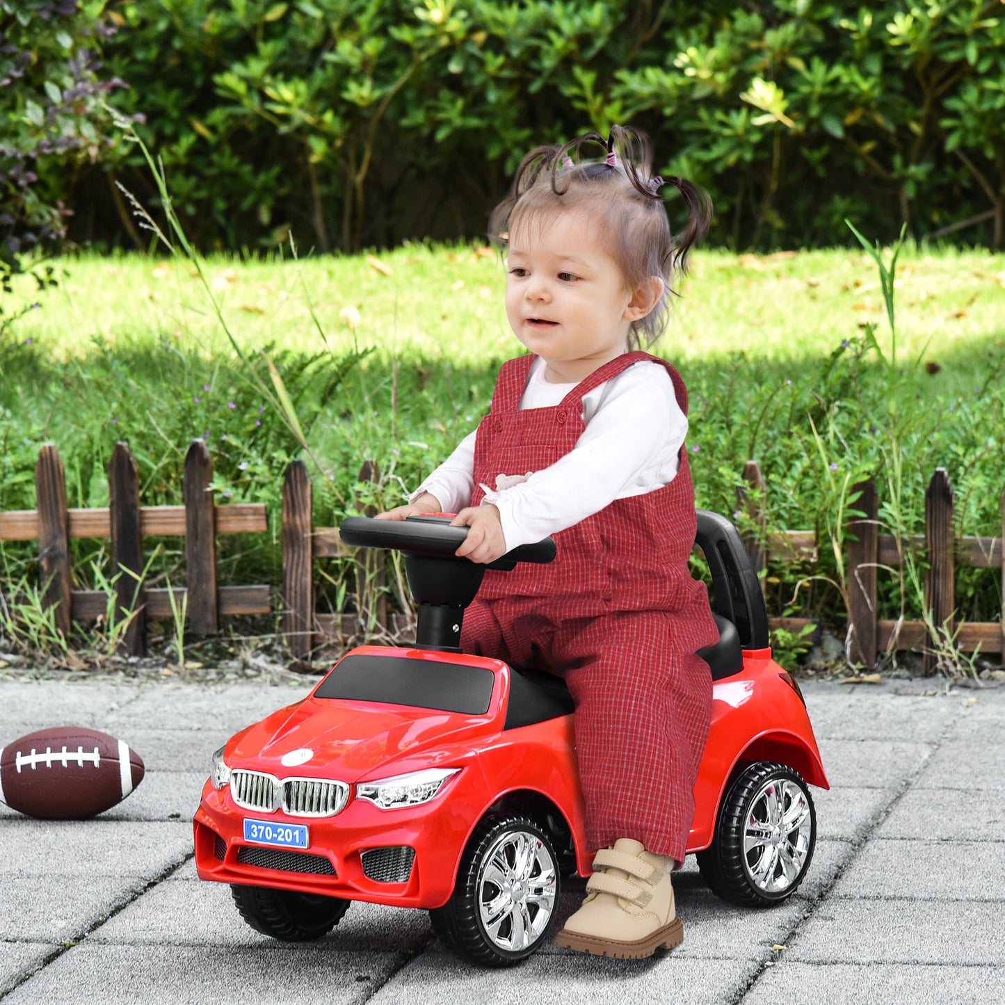 Ride on Sliding Car Baby Toddler Horn Music Working Lights Storage No Power