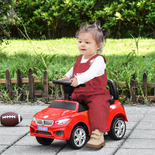 Ride on Sliding Car Baby Toddler Horn Music Working Lights Storage No Power