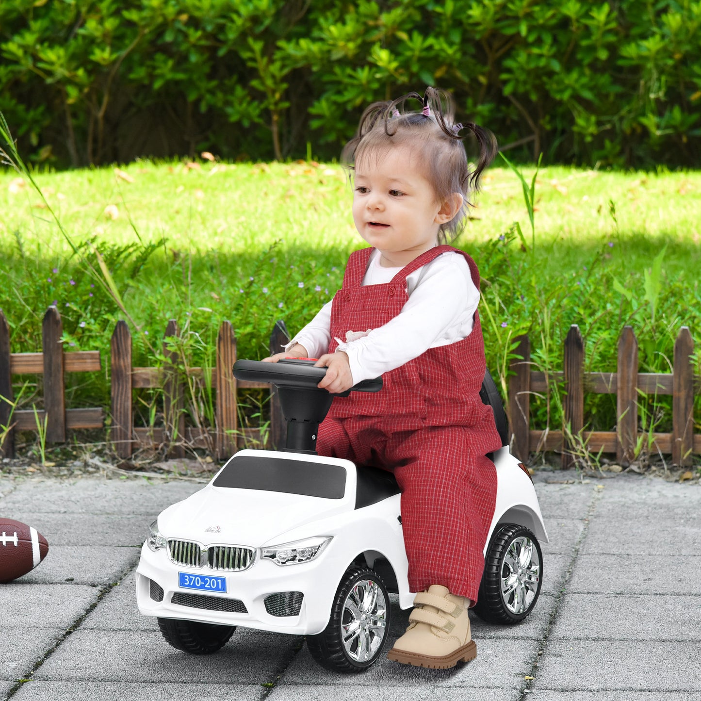 Ride on Sliding Car Baby Toddler Horn Music Working Lights Storage No Power