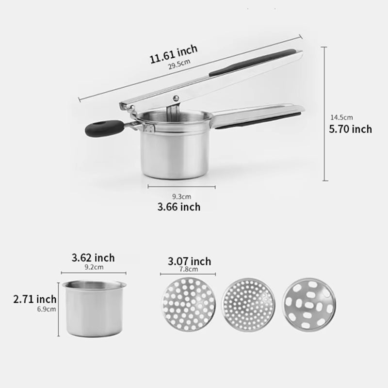 Stainless Steel Potato Ricer