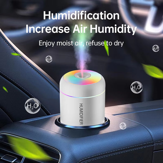 Mini Usb Air Humidifier 180ml With Led Light
