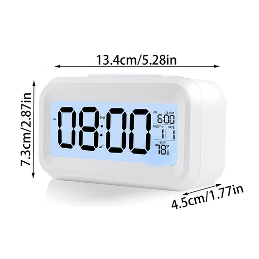 Digital Alarm Clock with Temperature Display