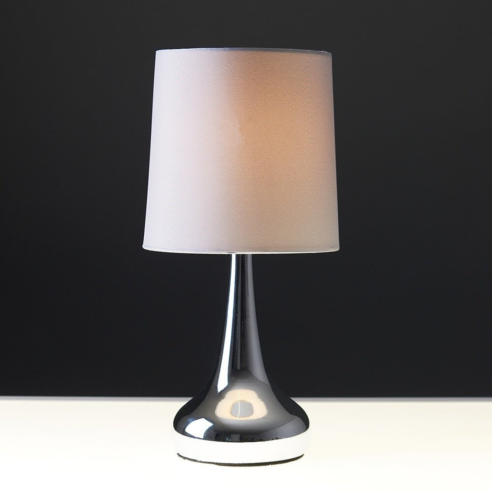 2 X Touch Table Lamps 34Cm Dimmer Bedside Lights Living Room Reading Small Lamp