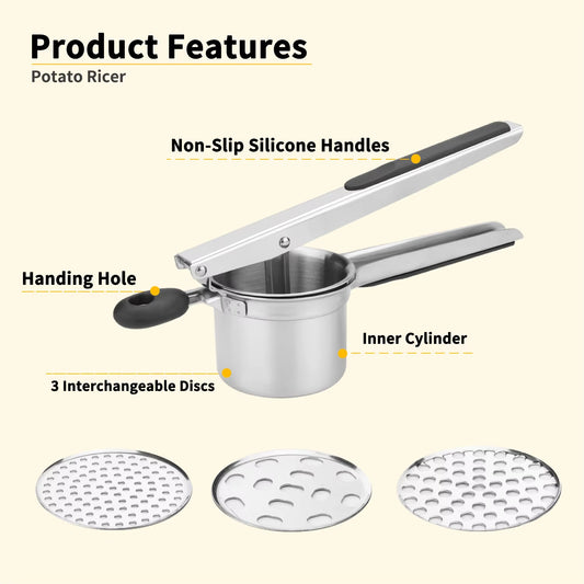 Stainless Steel Potato Ricer