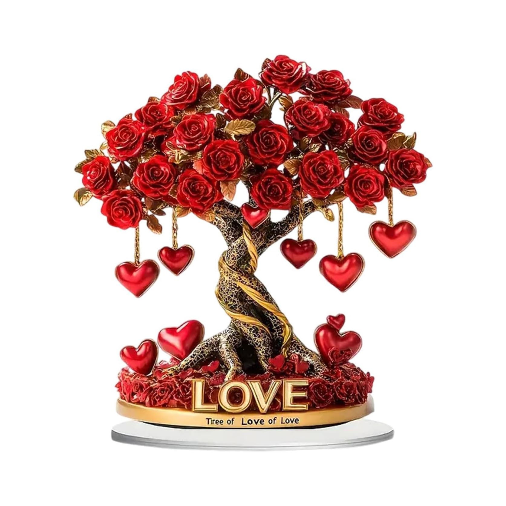 Crystal Heart Rose