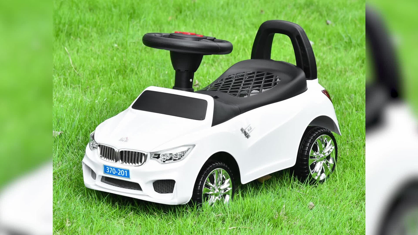 Ride on Sliding Car Baby Toddler Horn Music Working Lights Storage No Power