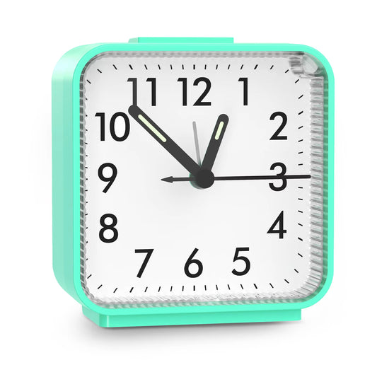 ORIA Small Analog Bedside Alarm Clock