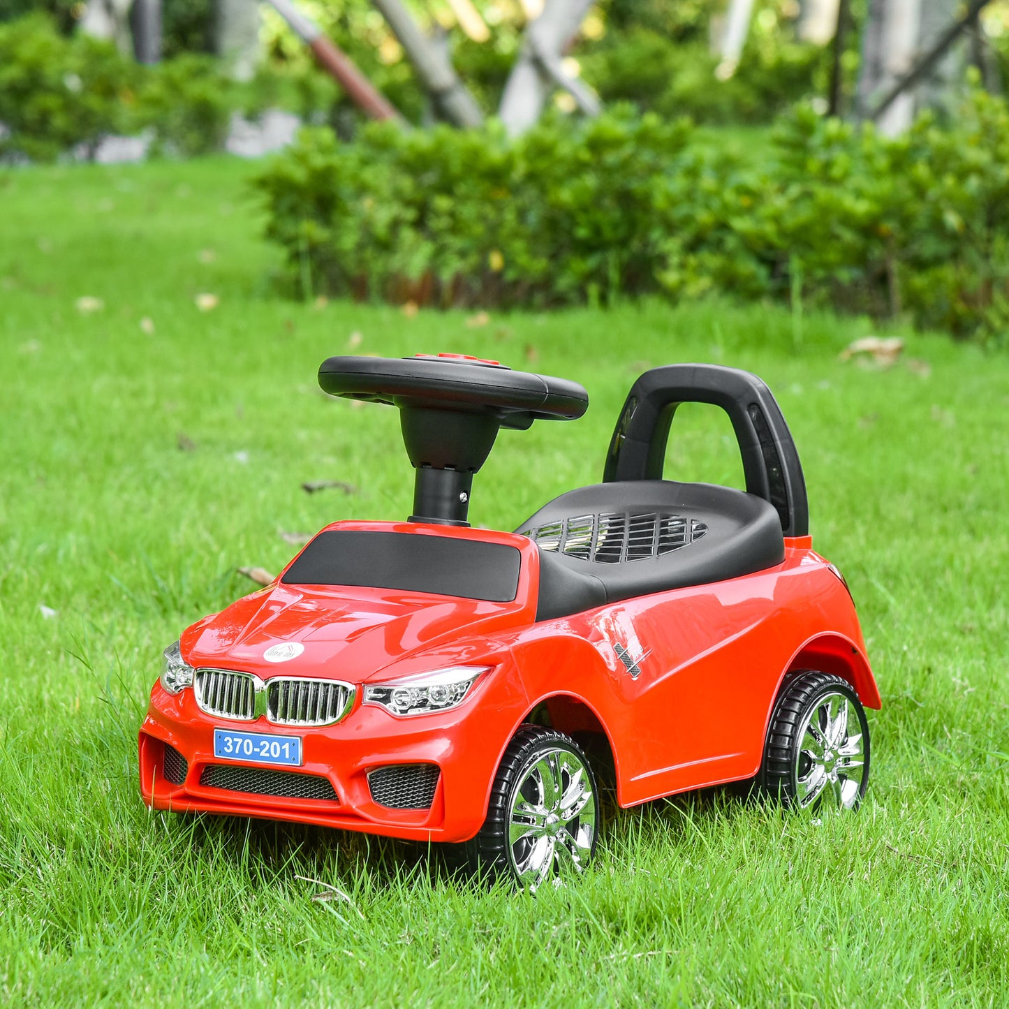Ride on Sliding Car Baby Toddler Horn Music Working Lights Storage No Power