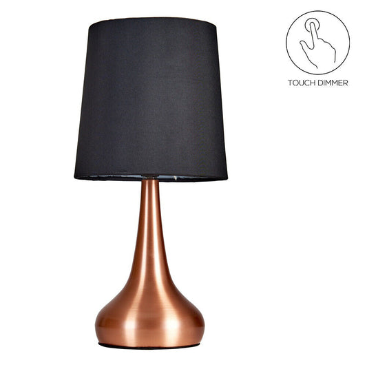2 X Touch Table Lamps 34Cm Dimmer Bedside Lights Living Room Reading Small Lamp
