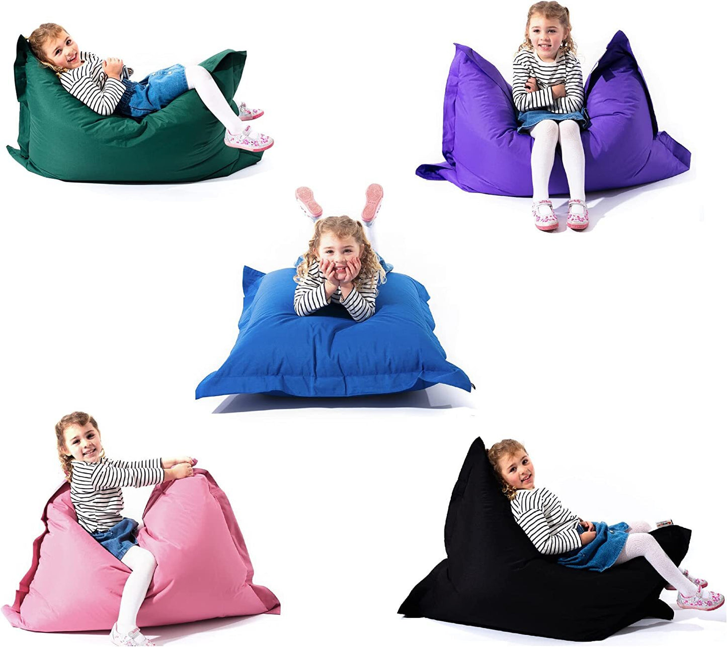 Kids Bean Bag Cushion Chair Garden Indoor/Outdoor Beanbag Childrens Waterproof