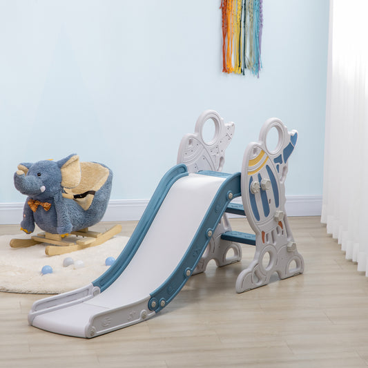 Kids Slide Indoor Freestanding Baby Slide Space Theme for Ages 1.5-3 Years