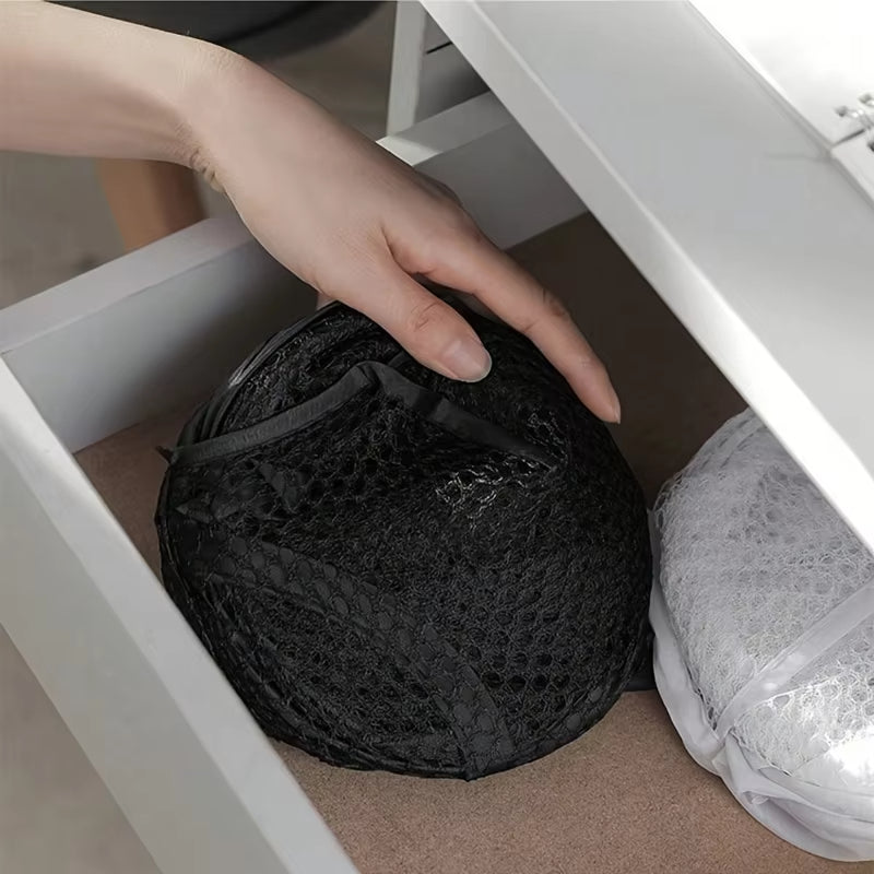 Collapsible Pop-Up Mesh Laundry Basket Hamper