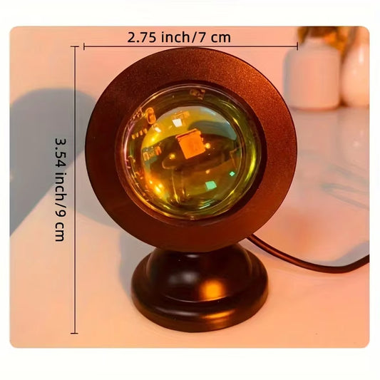 16-Color Sunset Projection Lamp with Remote