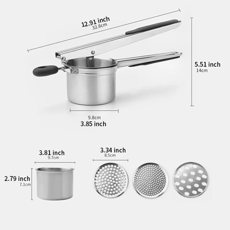 Stainless Steel Potato Ricer