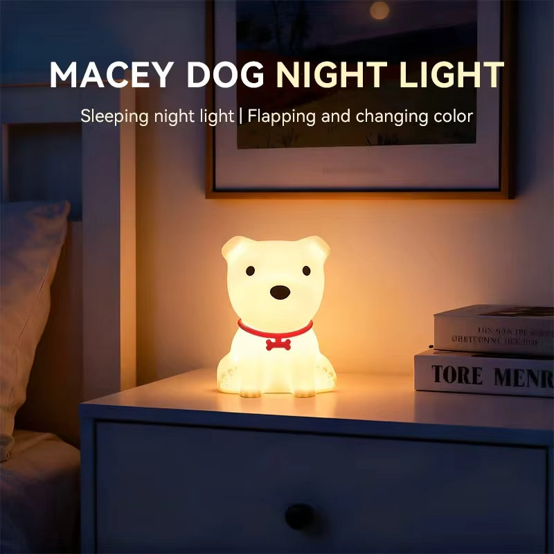 Puppy Touch-Control Rechargeable Night Light