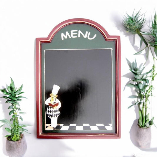 Chef Chalk Board Memo Menu for Kitchen Bistro Restaurant : 60 Cm X 40 Cm