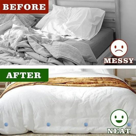 6X Duvet Cover Holding Clip Duvet Clips Set Keeps Comforter from Shifting UK