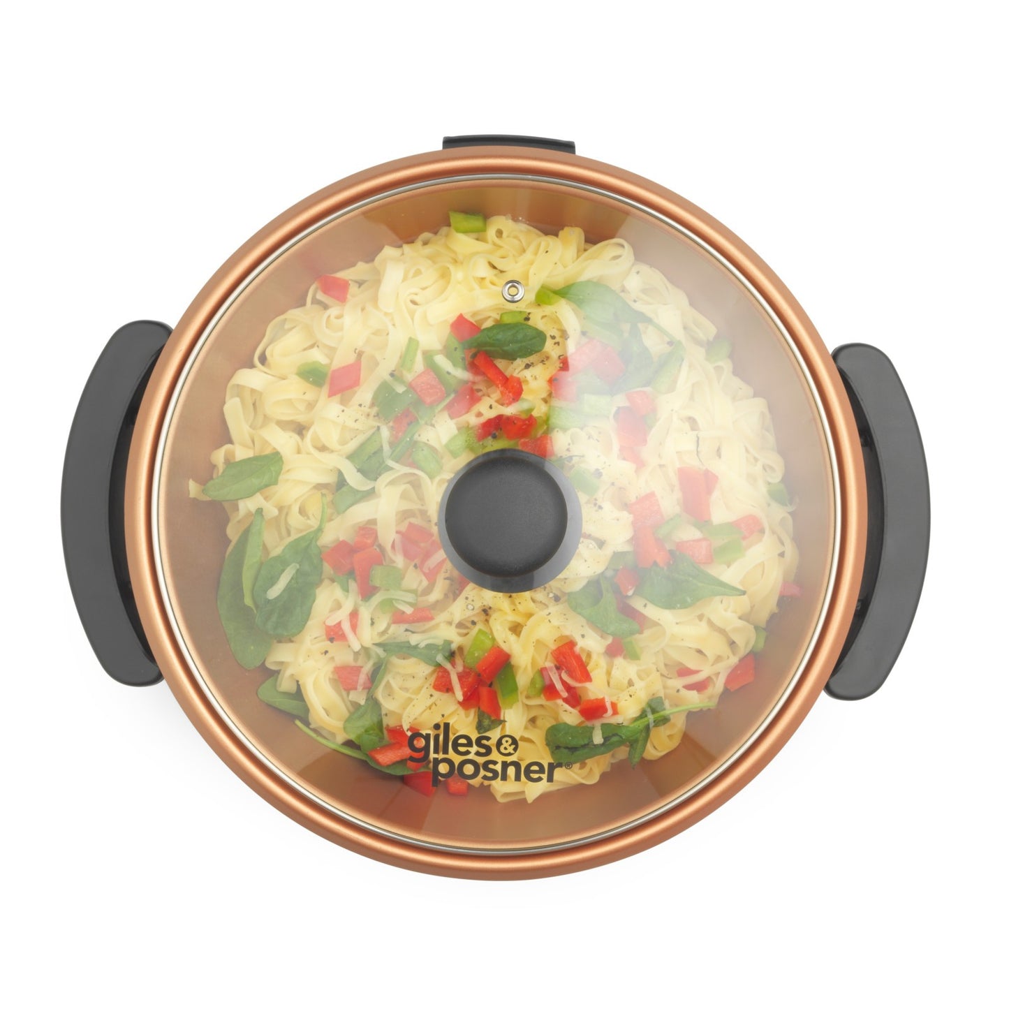 Electric Multi Cooker Non-Stick Cooking Pan Skillet Meal Maker Giles & Posner