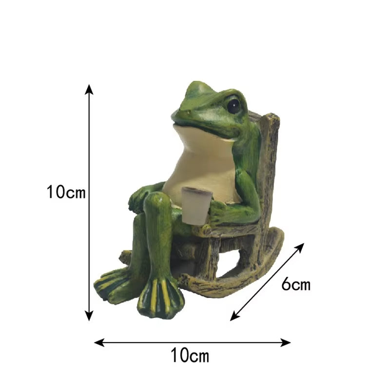 Add Garden Charm – Solar Frog Light