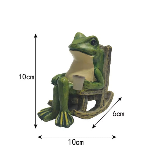 Add Garden Charm – Solar Frog Light