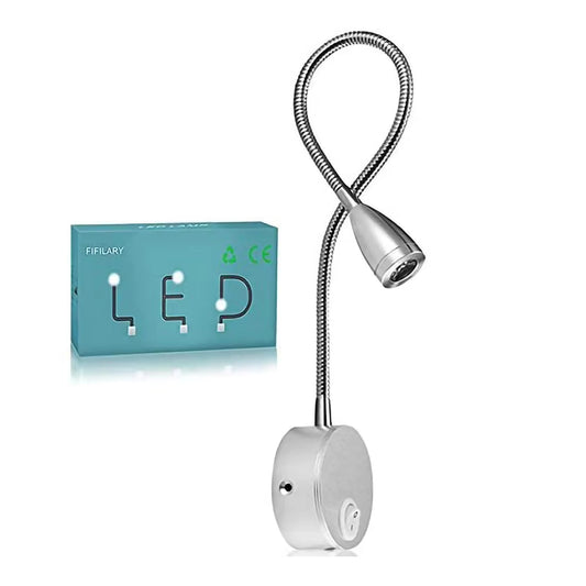 Adjustable Gooseneck LED Wall Reading Lamp