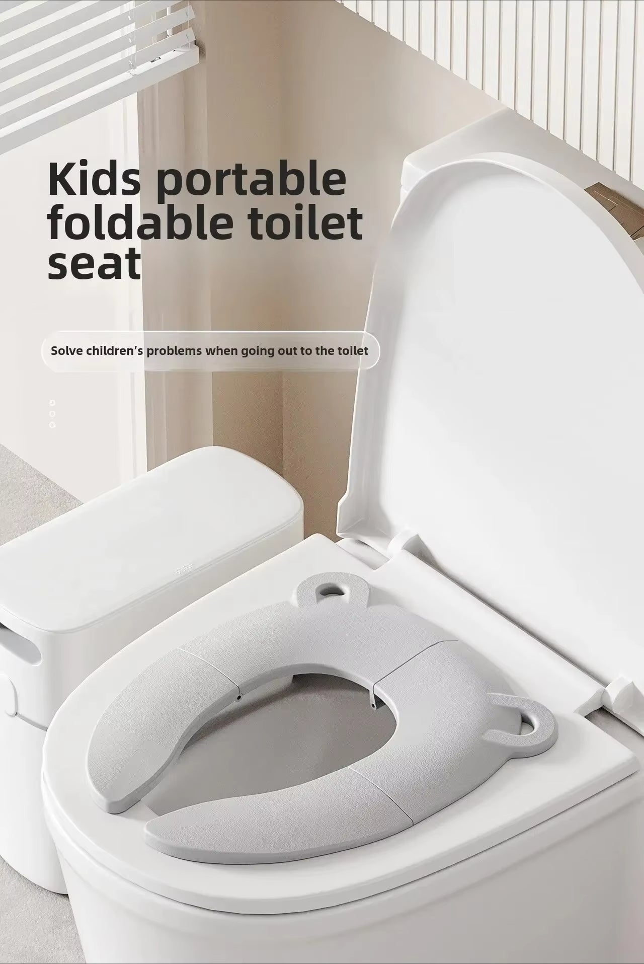 Baby Cartoon Portable Folding Toilet Seat for Travel