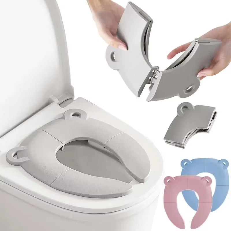 Baby Cartoon Portable Folding Toilet Seat for Travel