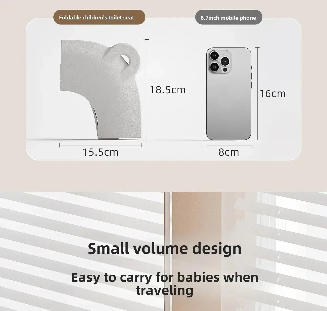 Baby Cartoon Portable Folding Toilet Seat for Travel