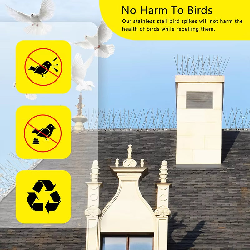 Block Birds Easily – Anti-Bird Spikes