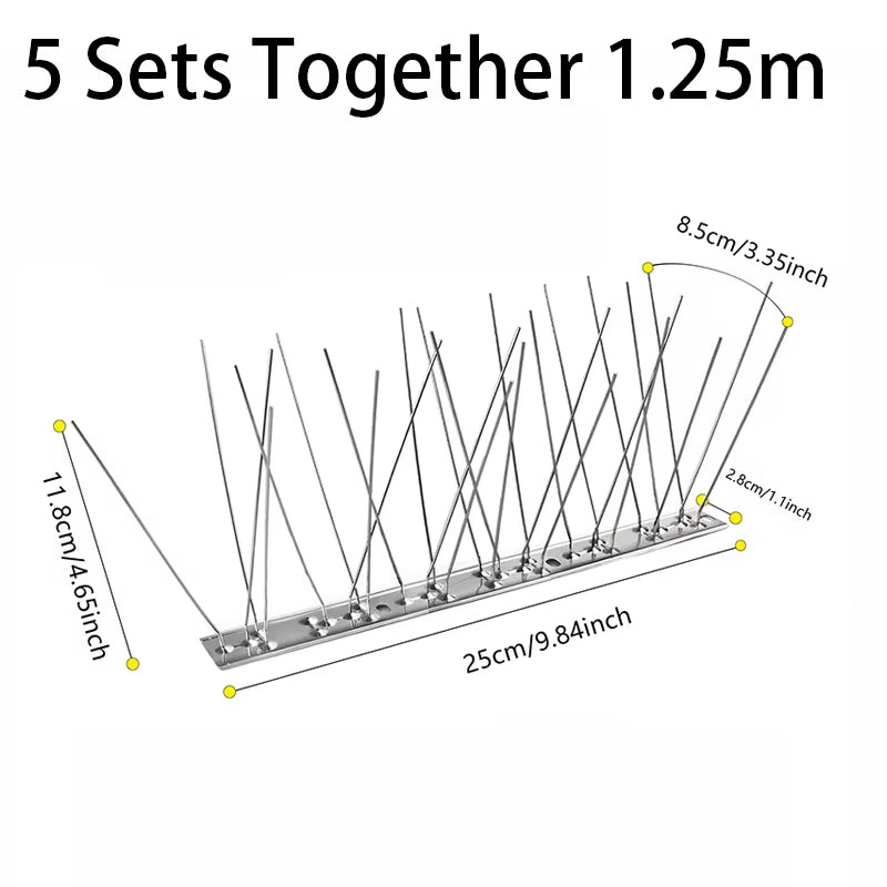 Block Birds Easily – Anti-Bird Spikes