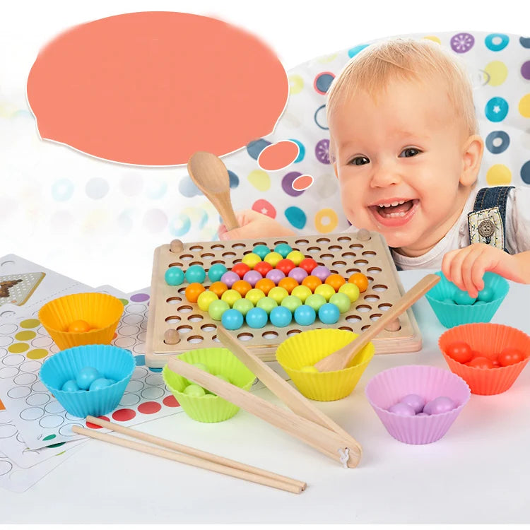 Boost Brain Skills Montessori Beads Game