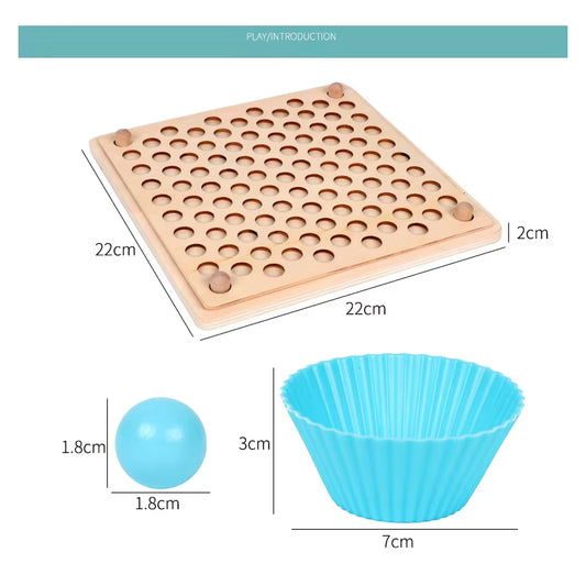 Boost Brain Skills Montessori Beads Game