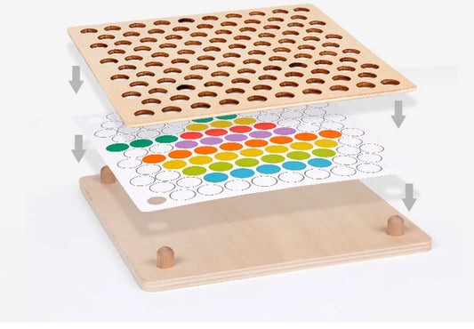 Boost Brain Skills Montessori Beads Game
