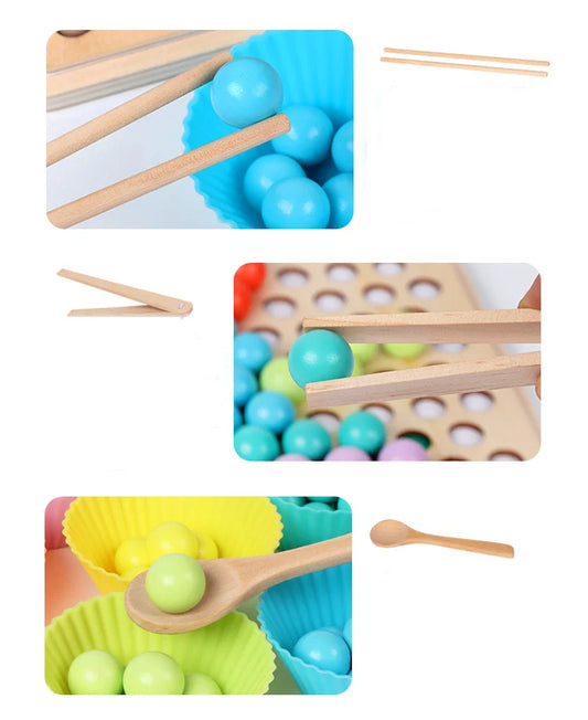 Boost Brain Skills Montessori Beads Game
