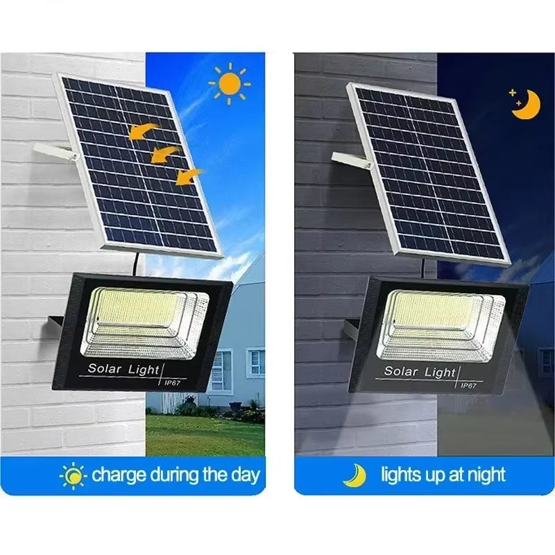 Brighten Outdoors – 30W Solar Floodlight