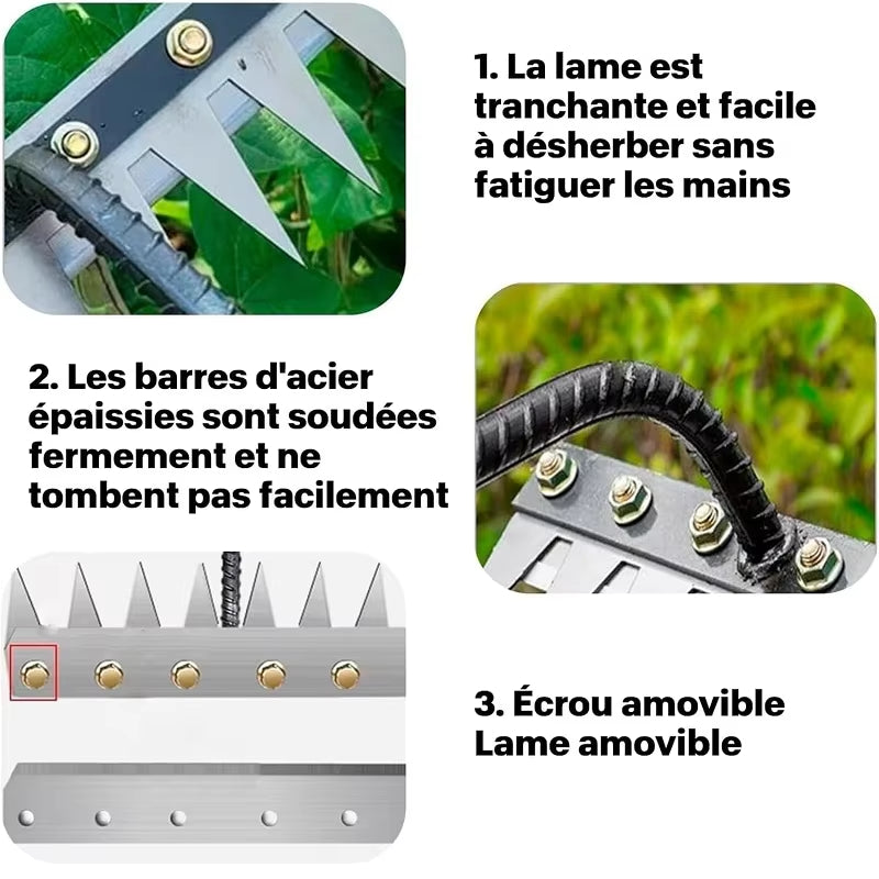 Choose Your Size – Carbon Steel Garden Hand Rake