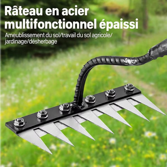 Choose Your Size – Carbon Steel Garden Hand Rake