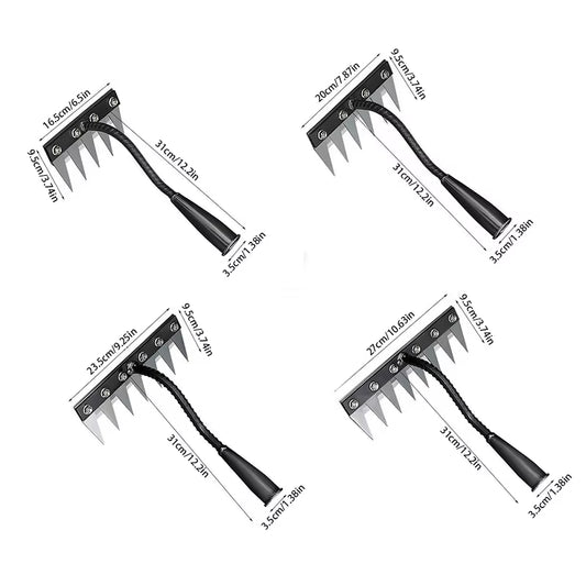 Choose Your Size – Carbon Steel Garden Hand Rake